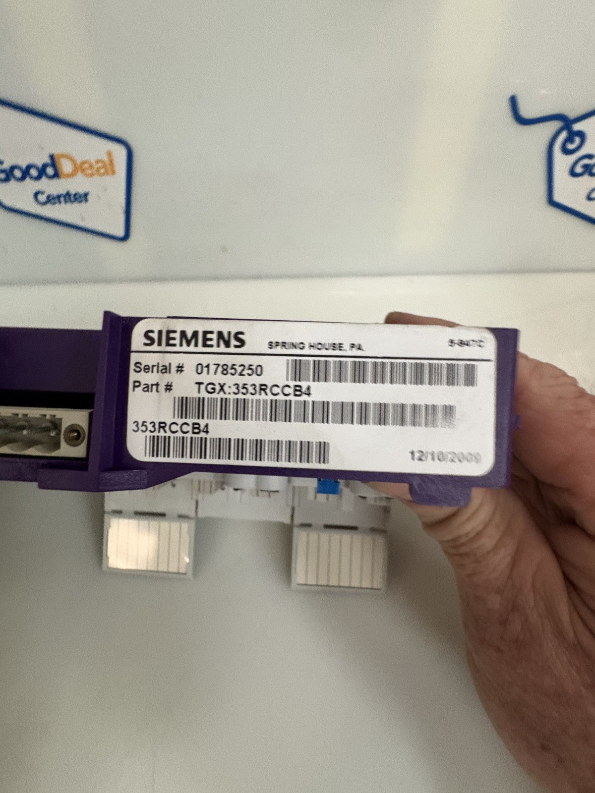 SIEMENS MOORE CONTROLLER BASE TGX: 353RCCB4