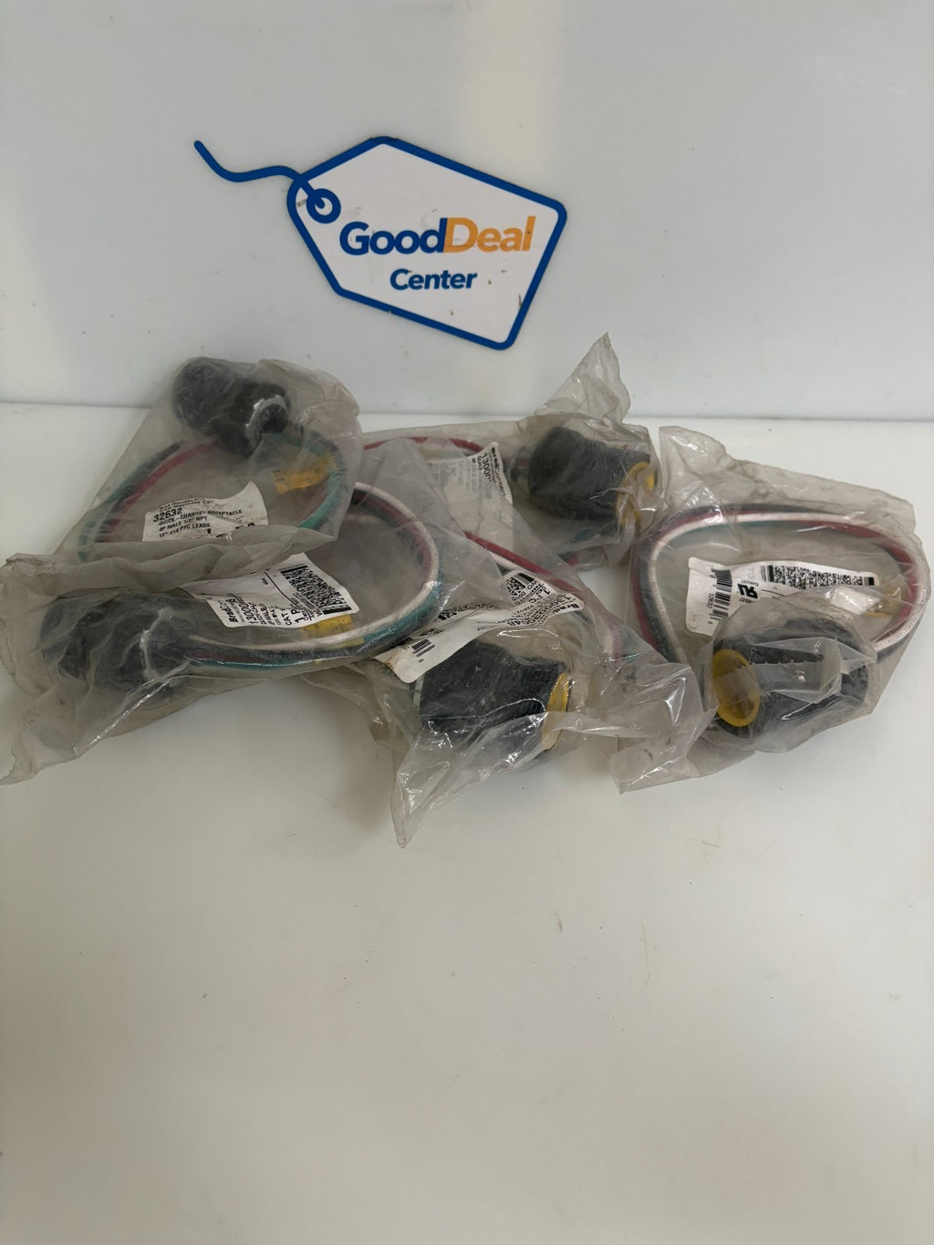 LOT OF 5 BRAD CONNECTIVITY 4 P MALE QUICK CHANGE RECEPTACLE #32632 1300030048