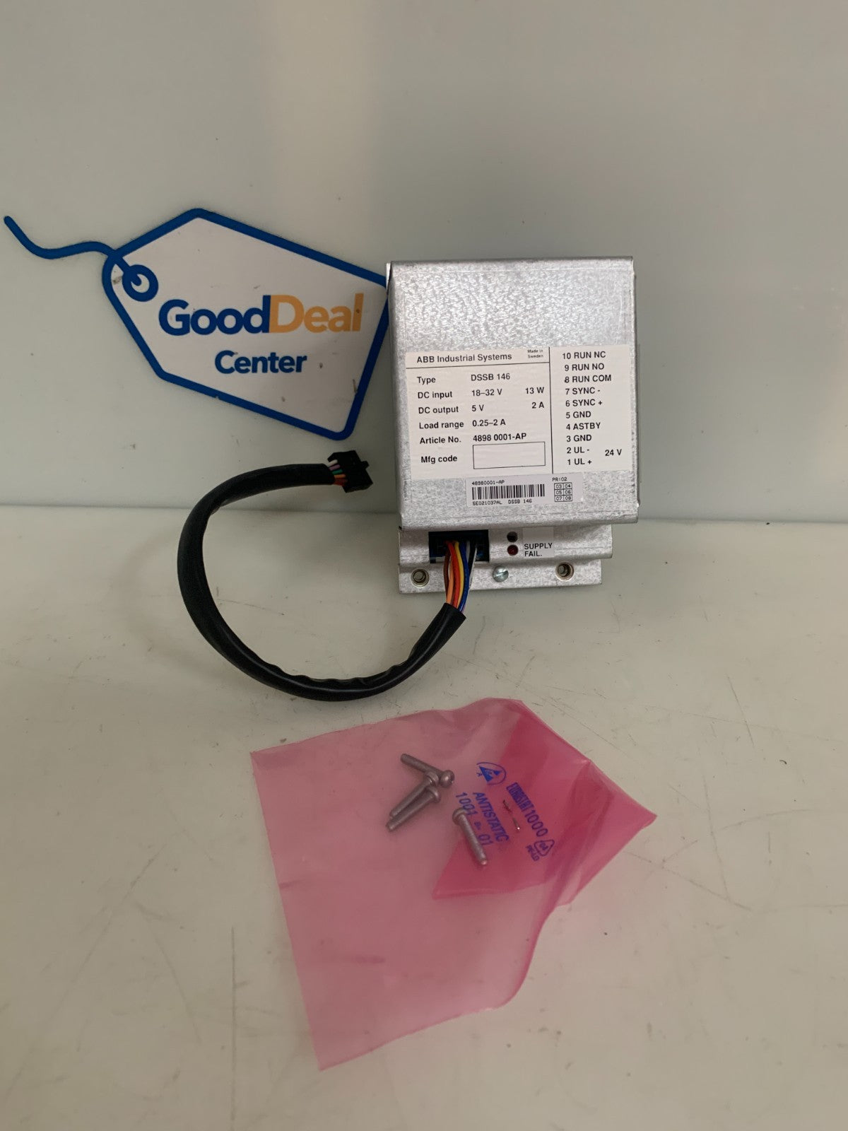 ABB INDUSTRIAL DC/DC CONVERTER DSSB-146 4898 0001-AP