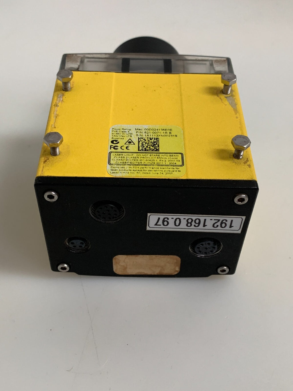 COGNEX SMART VISION SYSTEM IN-SIGHT BAR CODE READER 821-0071-1RB