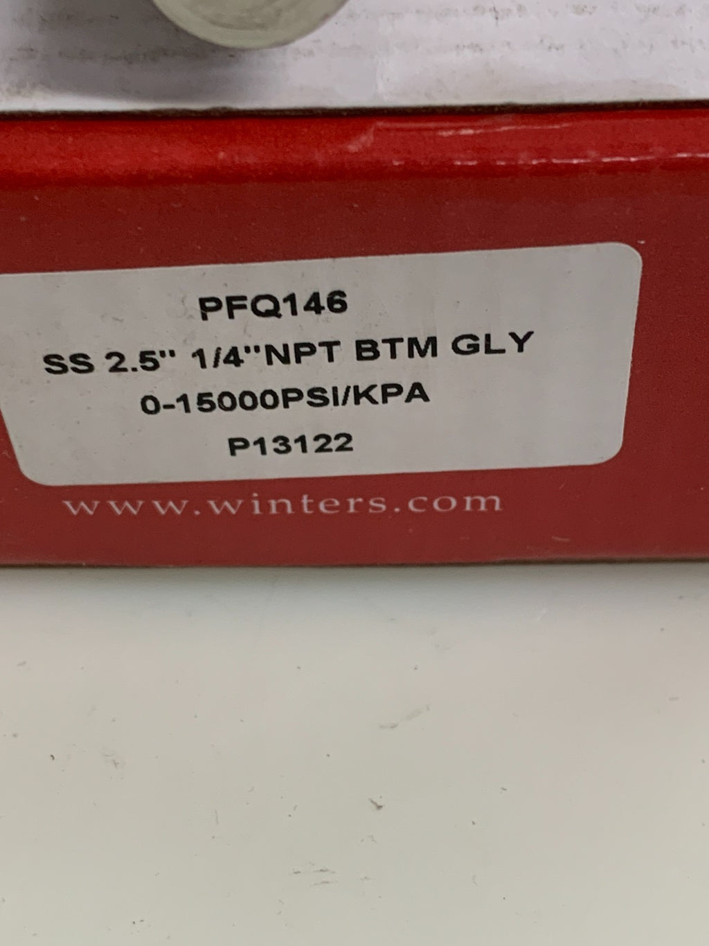 WINTERS  SS Liquid Filled Gauge   PFQ146