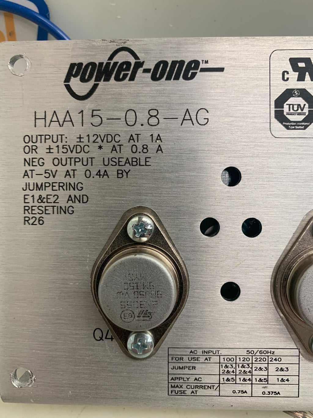 Power-One HAA15-0.8-AG Power Supply 12VDC