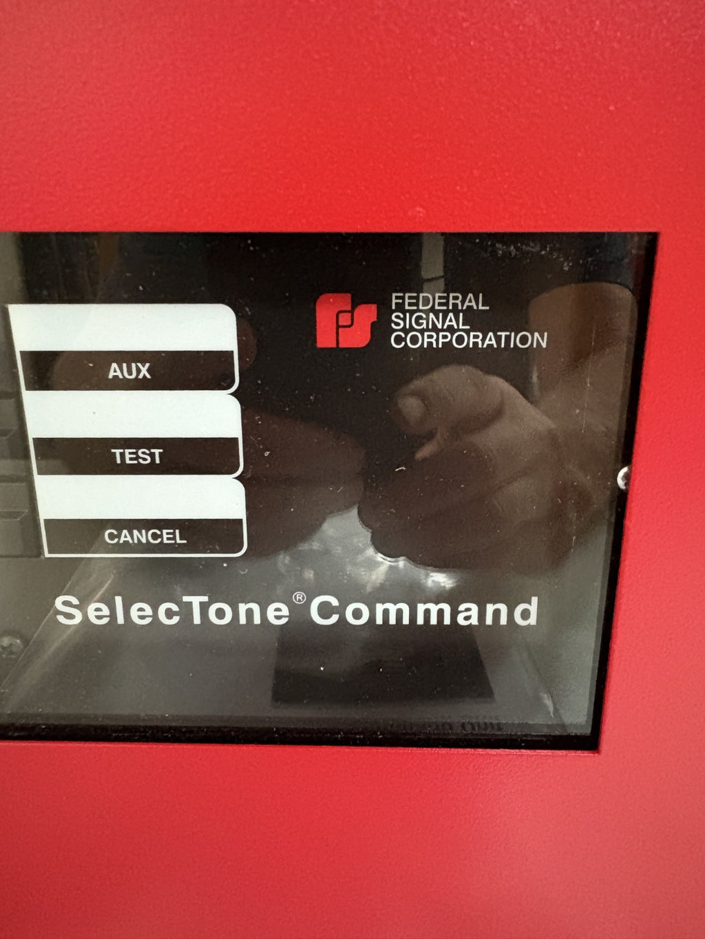 FEDERAL SIGNAL SELECTONE 300 SW-1 WALL MOUNTED COMMAND UNIT