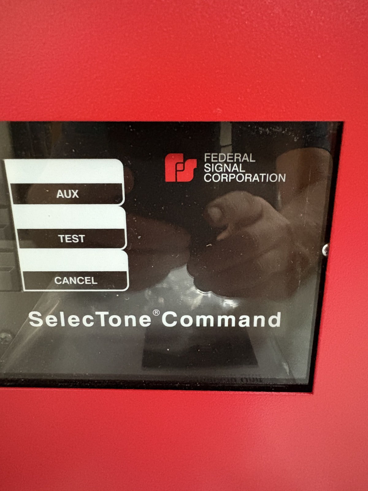 FEDERAL SIGNAL SELECTONE 300 SW-1 WALL MOUNTED COMMAND UNIT