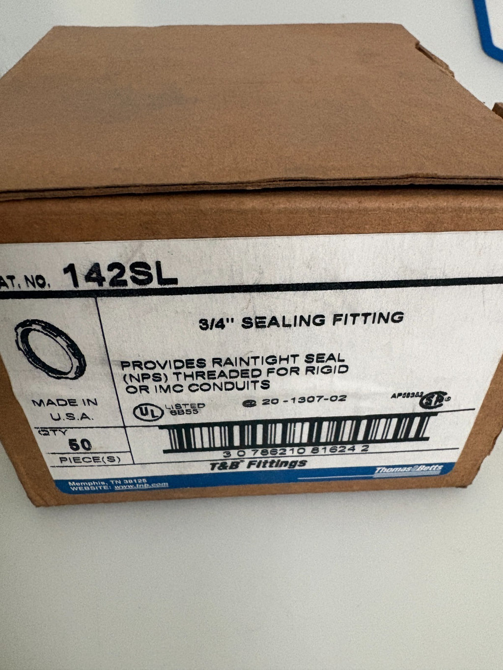 LOT OF 26 THOMAS & BETTS 3/4 SEALING SEAL #142SL