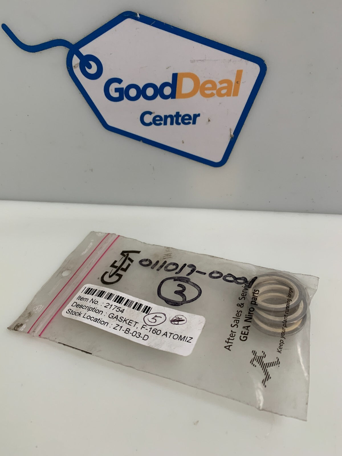 GEA  F-160 Gasket  011019-0001  (Lot of 5)