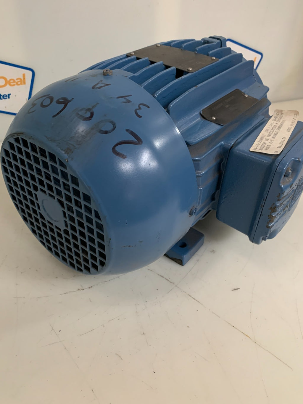 WEG W21 MOTOR 3PH 1760 RPM FU12762 SEVERE DUTY