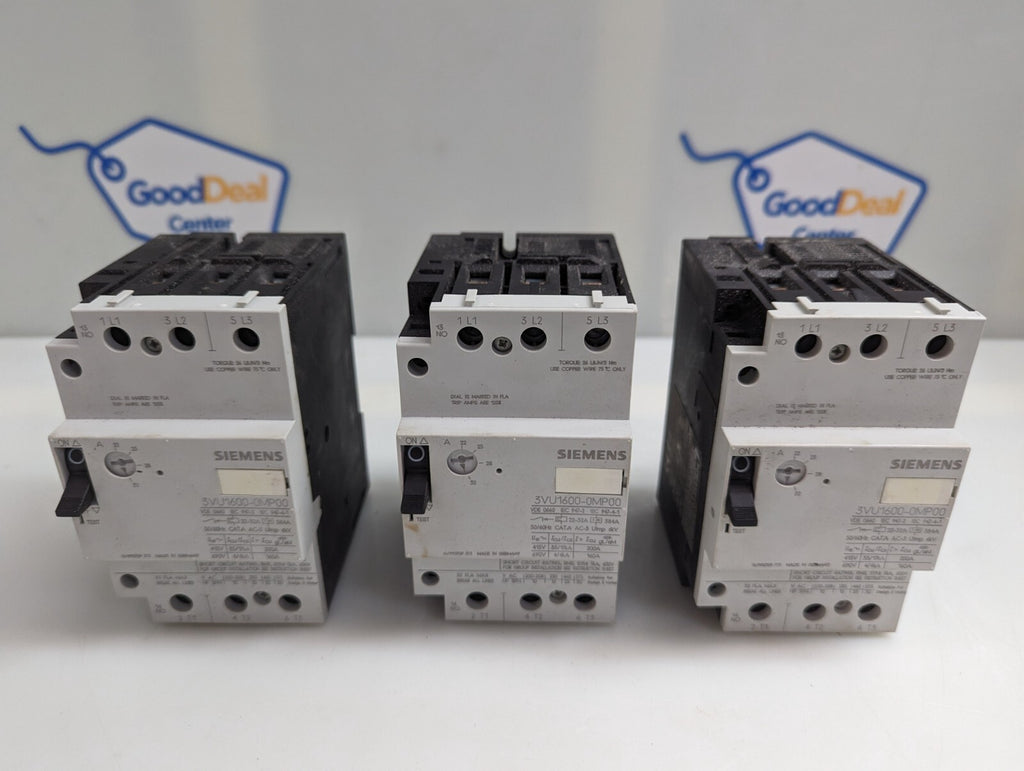 Siemens 3VU1600-0MP00 Circuit Breaker