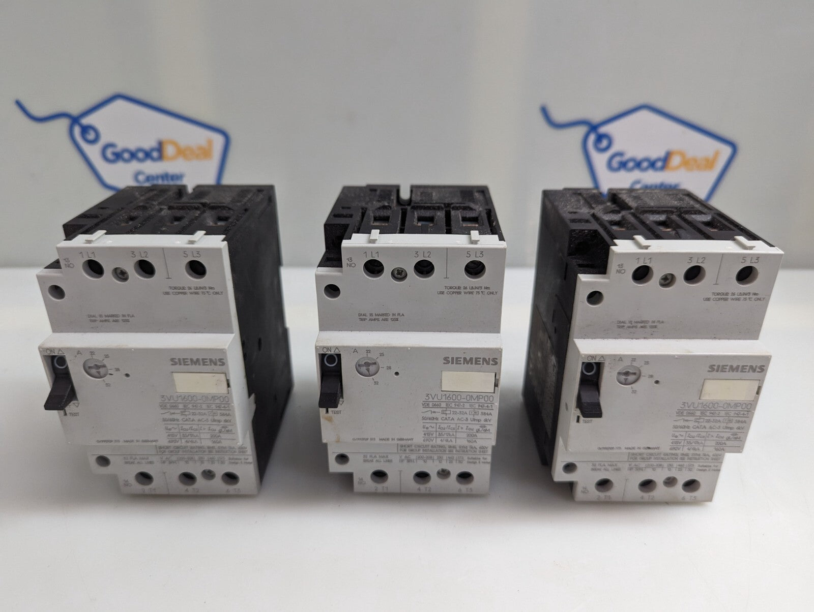 Siemens 3VU1600-0MP00 Circuit Breaker