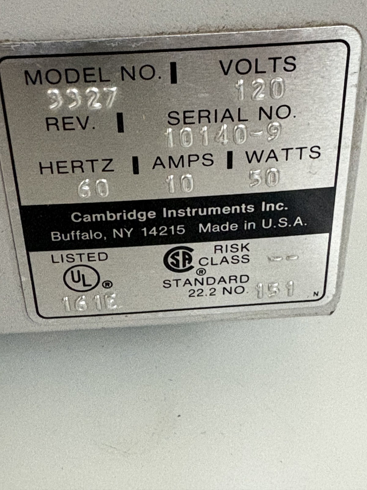 CAMBRIDGE INSTRUMENTS DARKFIELD COLONY COUNTER #33273