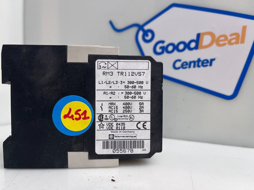 TELEMECANIQUE RM3 TR1 TIME RELAY RM3 TR112V5S7