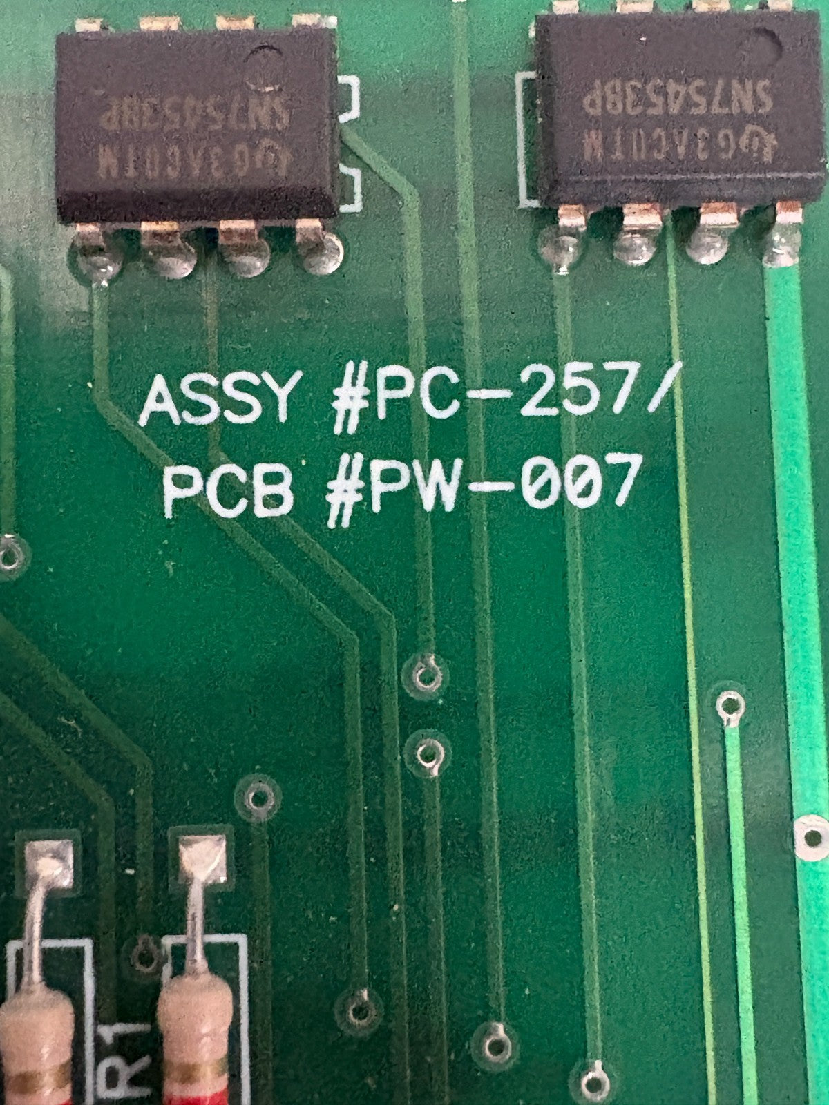 MPM CIRCUIT BOARD ASSY PC-257/PCB PW-0072