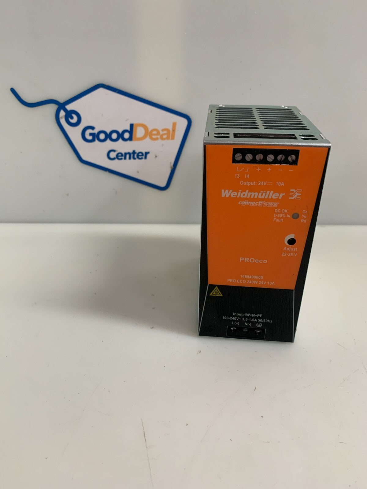 WEIDMULLER POWER SUPPLY PRO ECO 240W 24V 10 A 1469490000