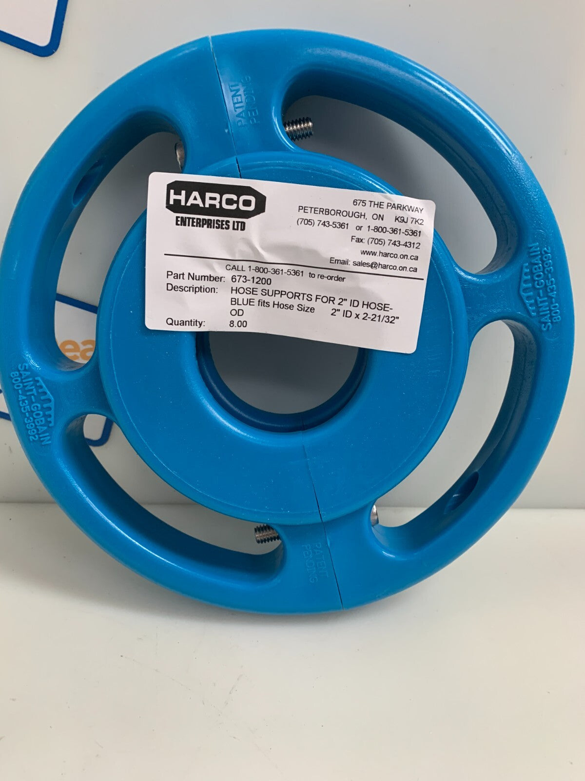 HARCO SANITARY 2" HOSE SUPPORT