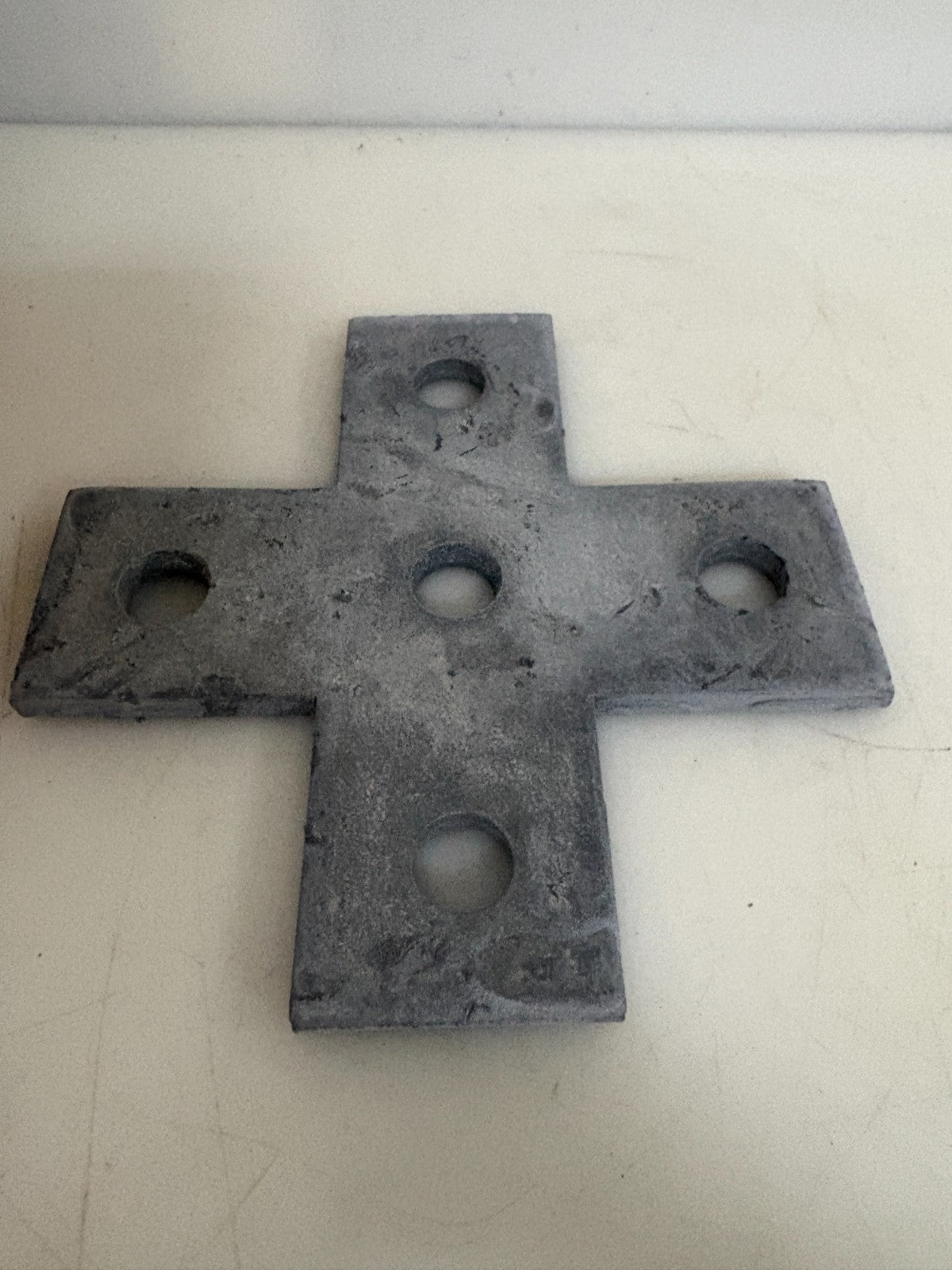 LOT OF 10 ABB THOMAS & BETTS GALVANIZED CROSS PLATE CONNECTOR B-9471