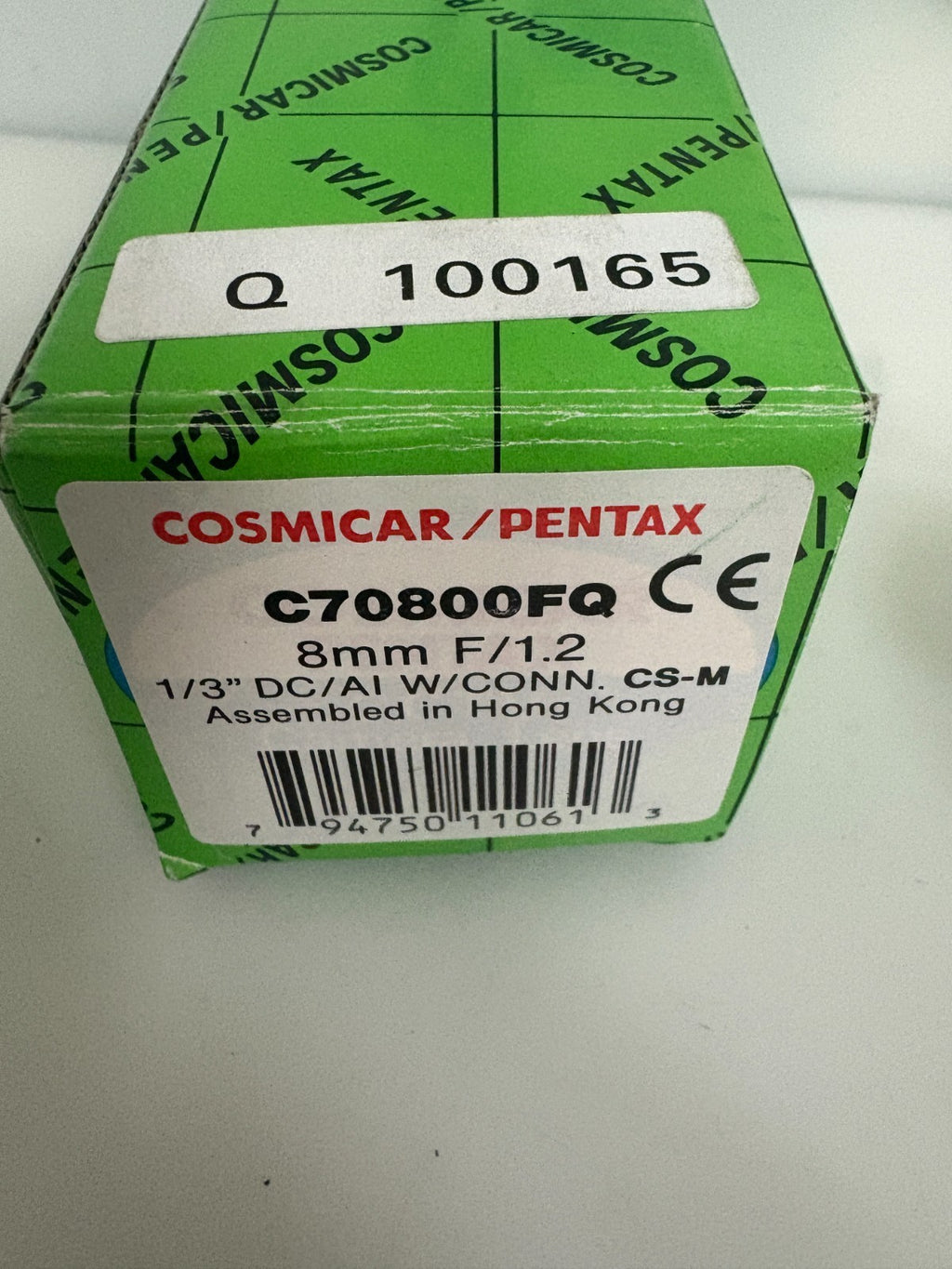 COSMICAR / PENTAX 8MM F/1.2 C 70800FQ2