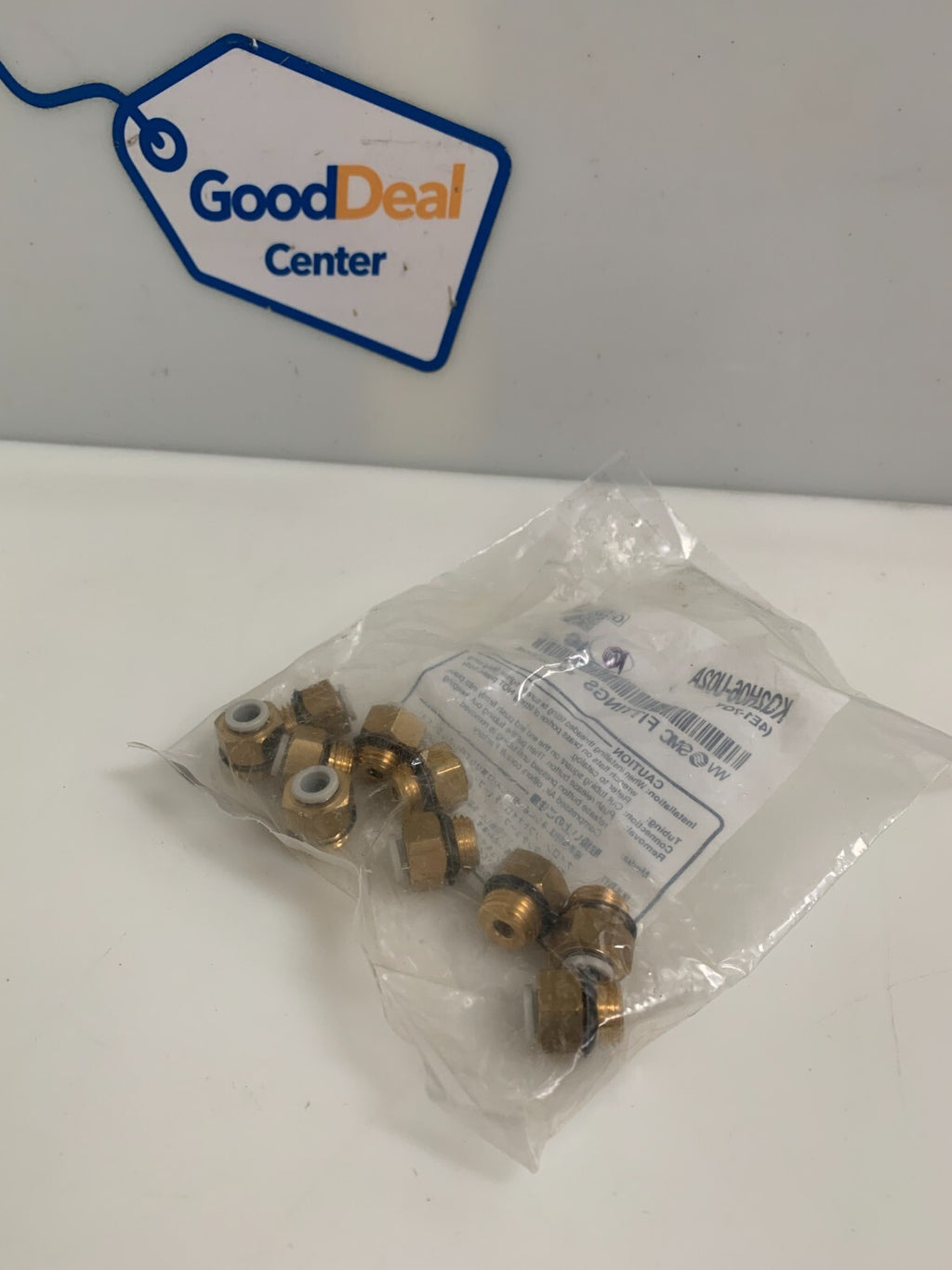 SMC  Brass Male Connector KQ2H06-U02A  (Bag of 10)