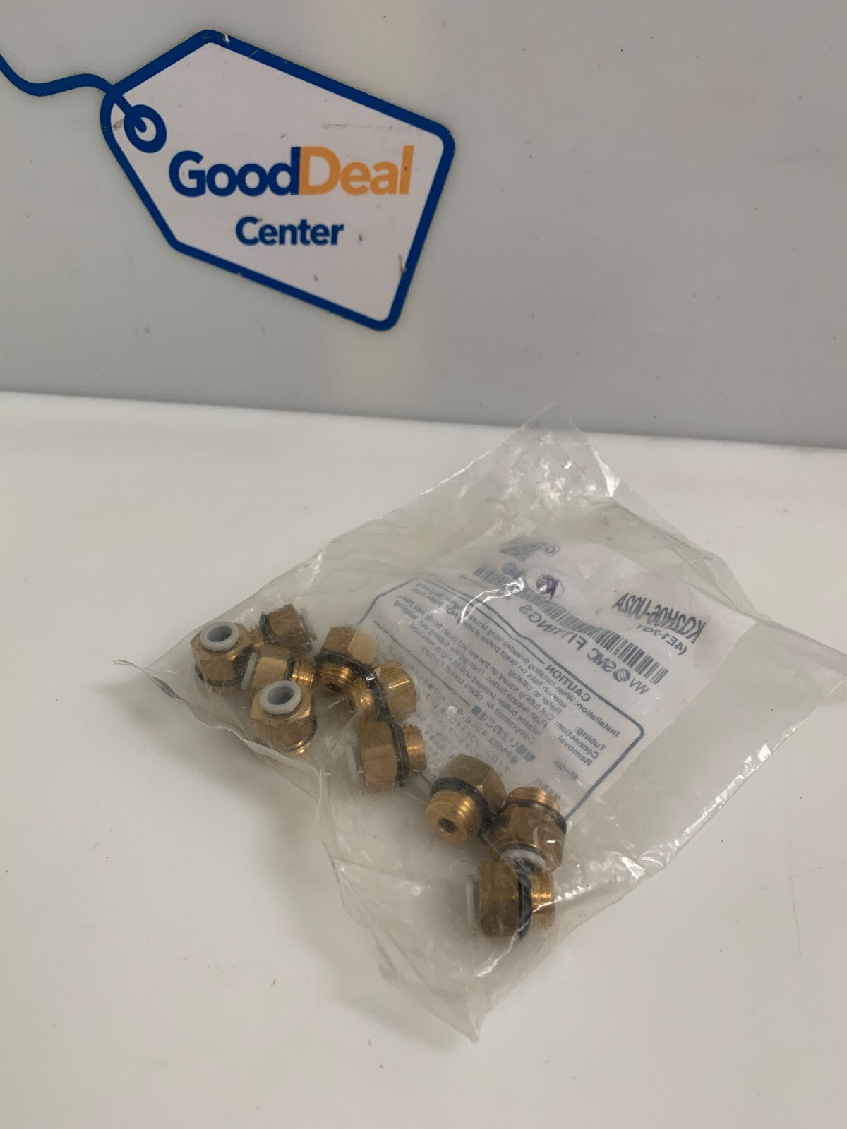 SMC  Brass Male Connector KQ2H06-U02A  (Bag of 10)