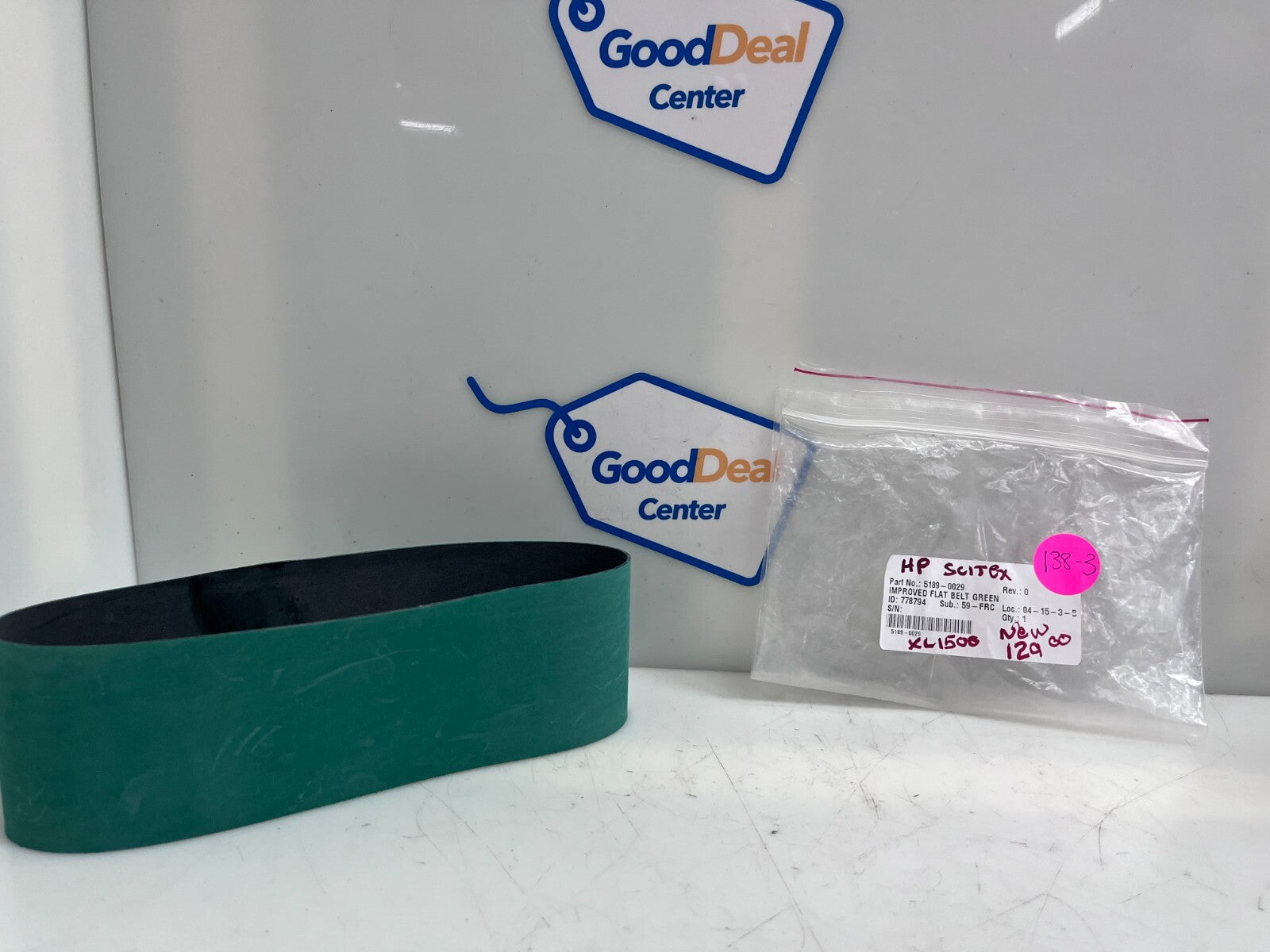 HP SCITEX 5189-0029  Improved Flat Belt (Green)  778794  REV. 0