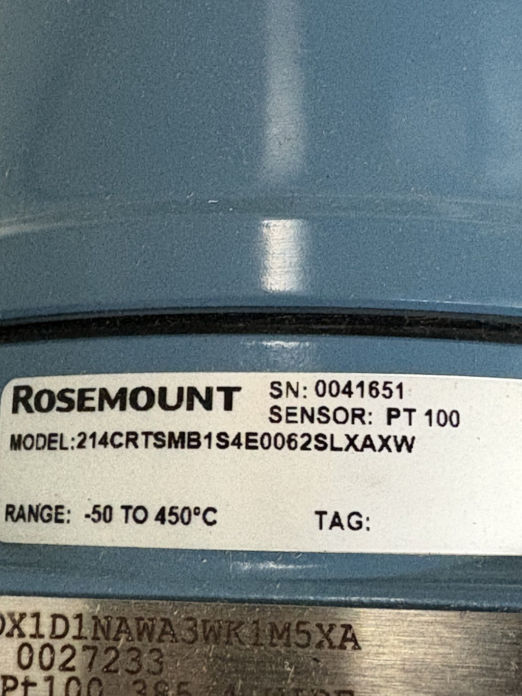 EMERSON ROSEMOUNT WIRELESS TEMPERATURE TRANSMITTER 648DX1D1NAWA3WK1M5XA5