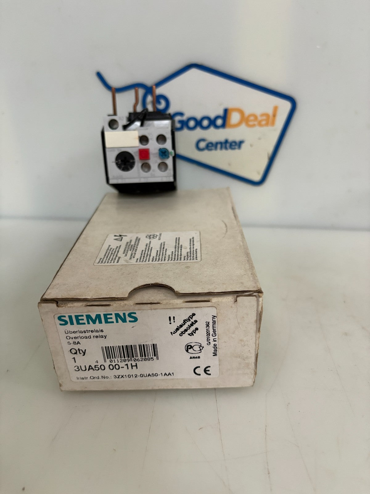 SIEMENS OVERLOAD RELAY 3UA50 00-1 H 0