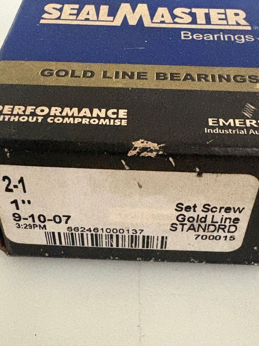 LOT OF 3 SEALMASTER 1" BORE BEARING #2-13