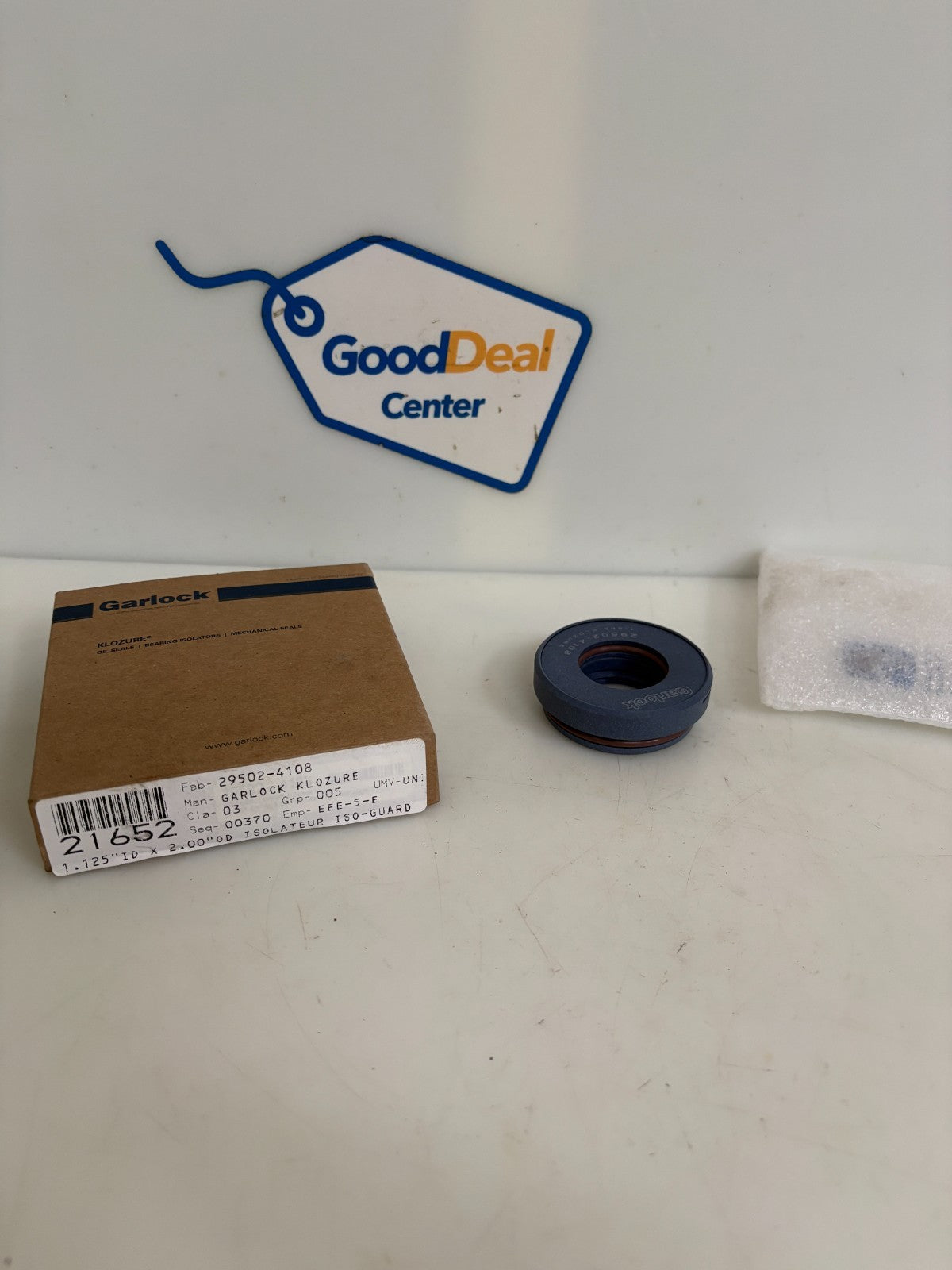 GARLOCK KLOZURE BEARING ISOLATOR 29502-4108