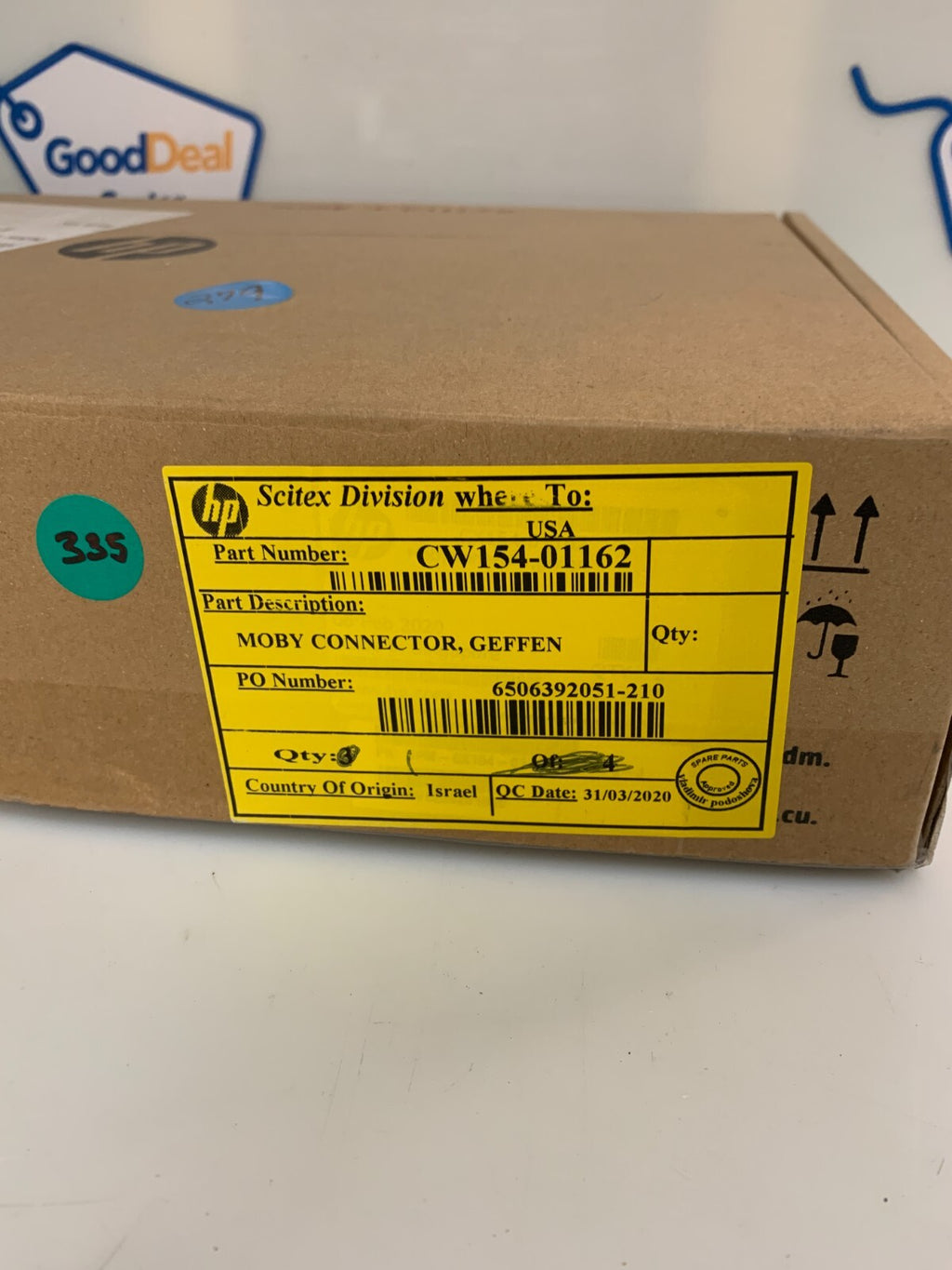 HP Scitex Moby Connector, Geffen CW154-01162