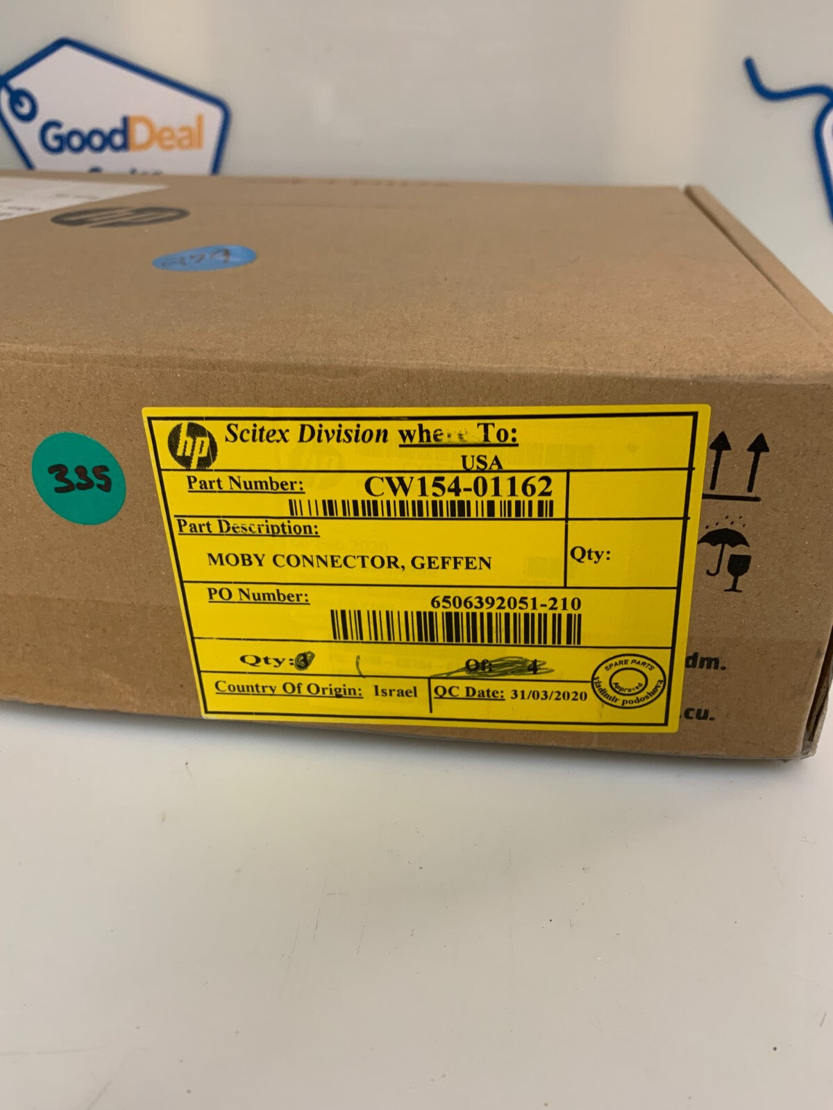 HP Scitex Moby Connector, Geffen CW154-01162