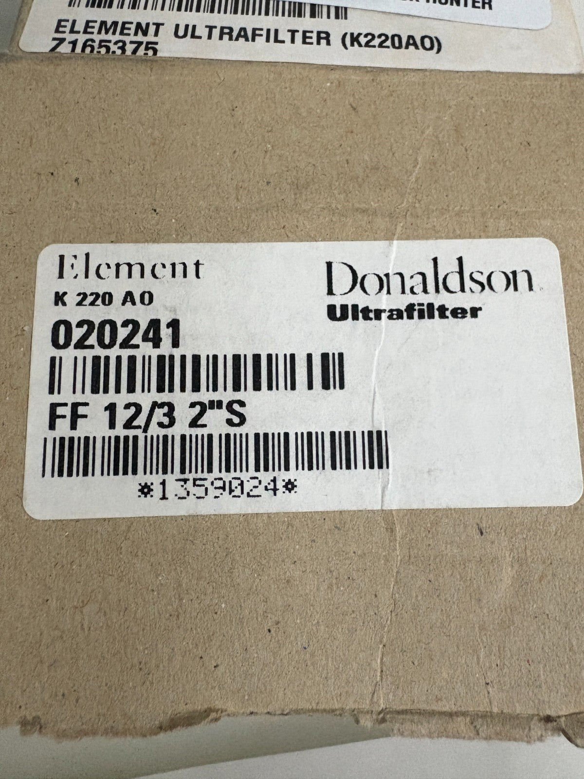 DONALDSON ULTRA FILTER FILTER FF 12/3 2" S