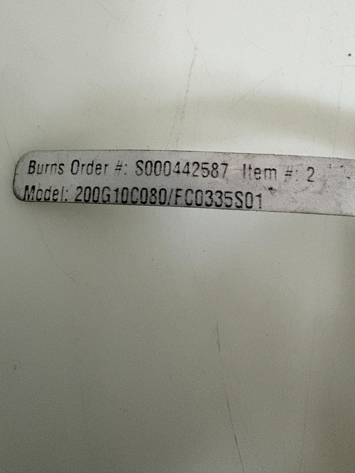 BURNS TEMPERATURE PROBE 200G10C080/FC0335S014
