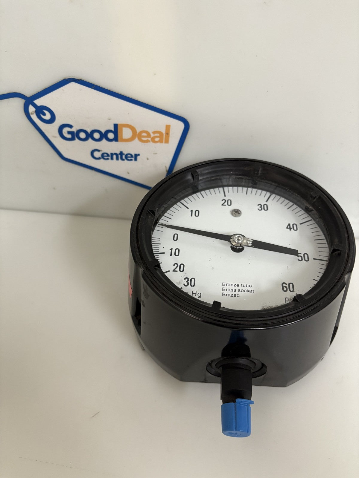 ASHCROFT 0-60 PSI AND 0-30 IN HG VAC DURAGAUGE 4"0