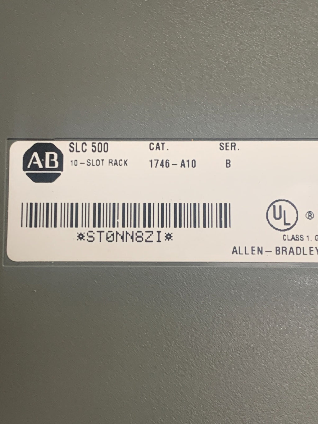 Allen Bradley 1746-A10 B ControlLogix SLC 500 10 Slot Chassis 1746-A101