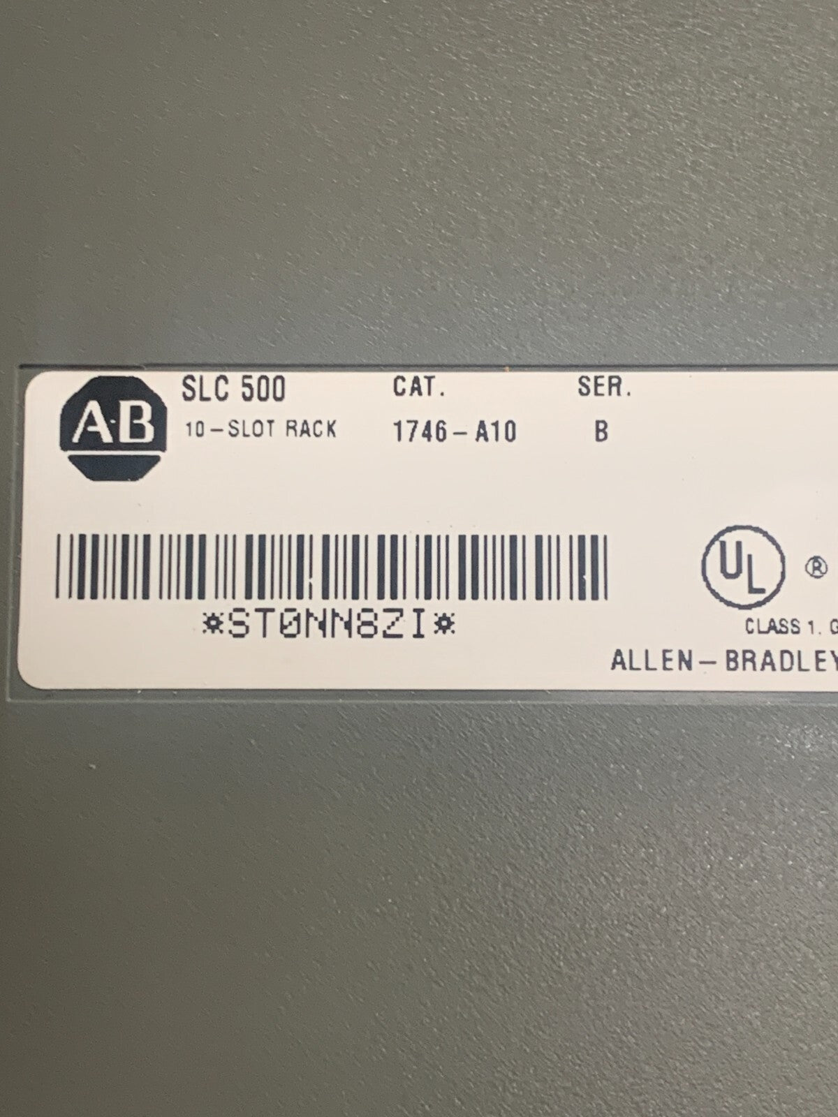 Allen Bradley 1746-A10 B ControlLogix SLC 500 10 Slot Chassis 1746-A101