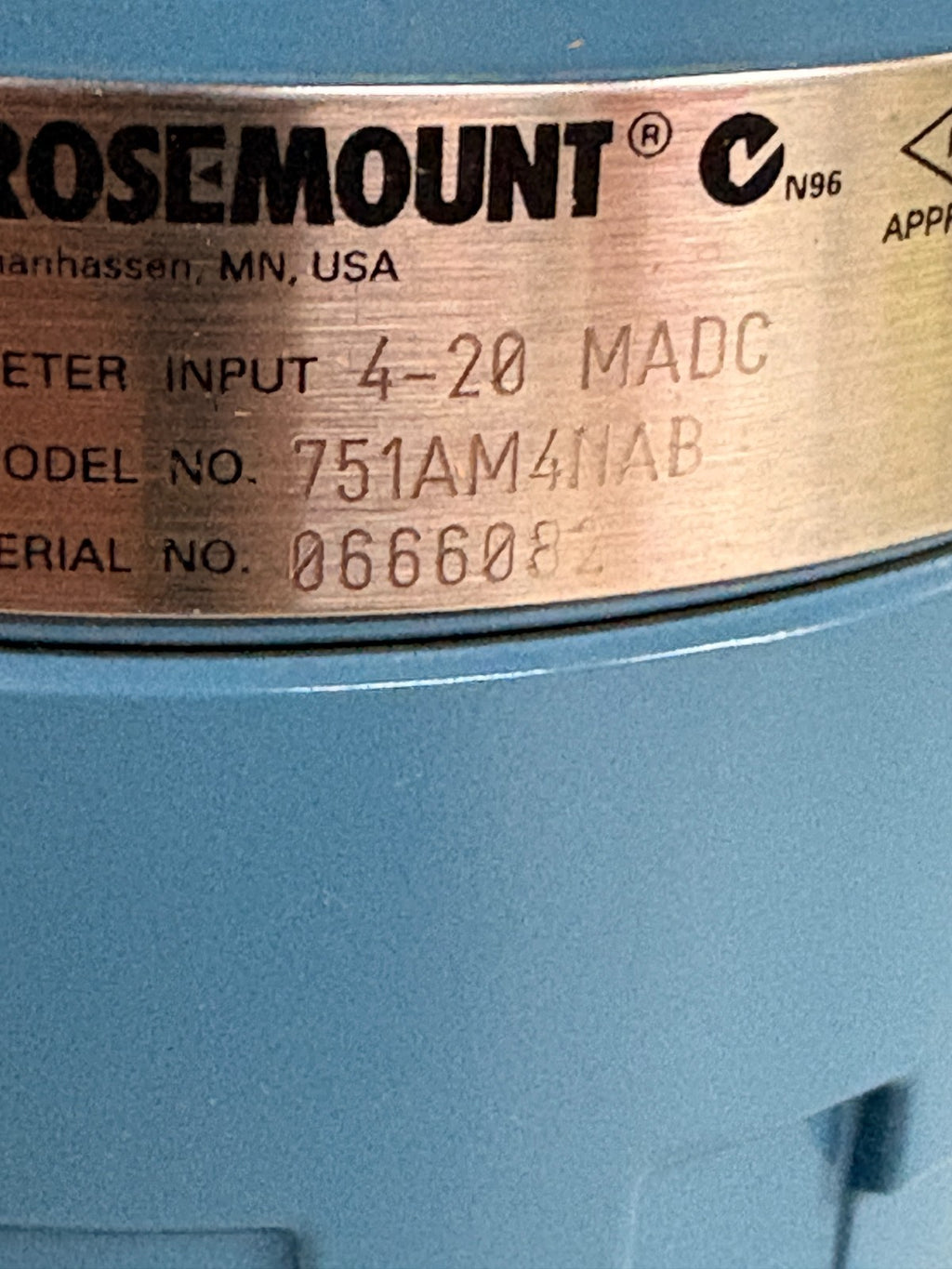 ROSEMOUNT EMERSON FIELD SIGNAL INDICATOR METER 751 AM 4NAB2