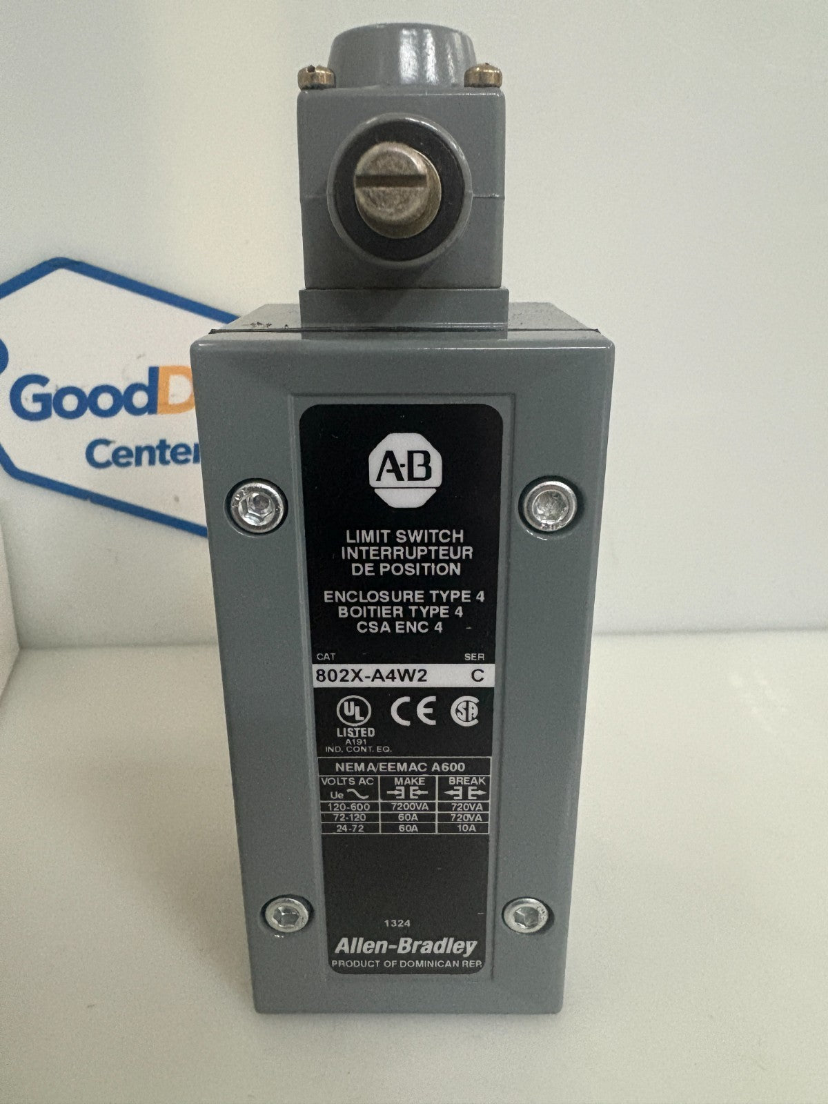 ALLEN BRADLEY LIMIT SWITCH 802X-A4W21
