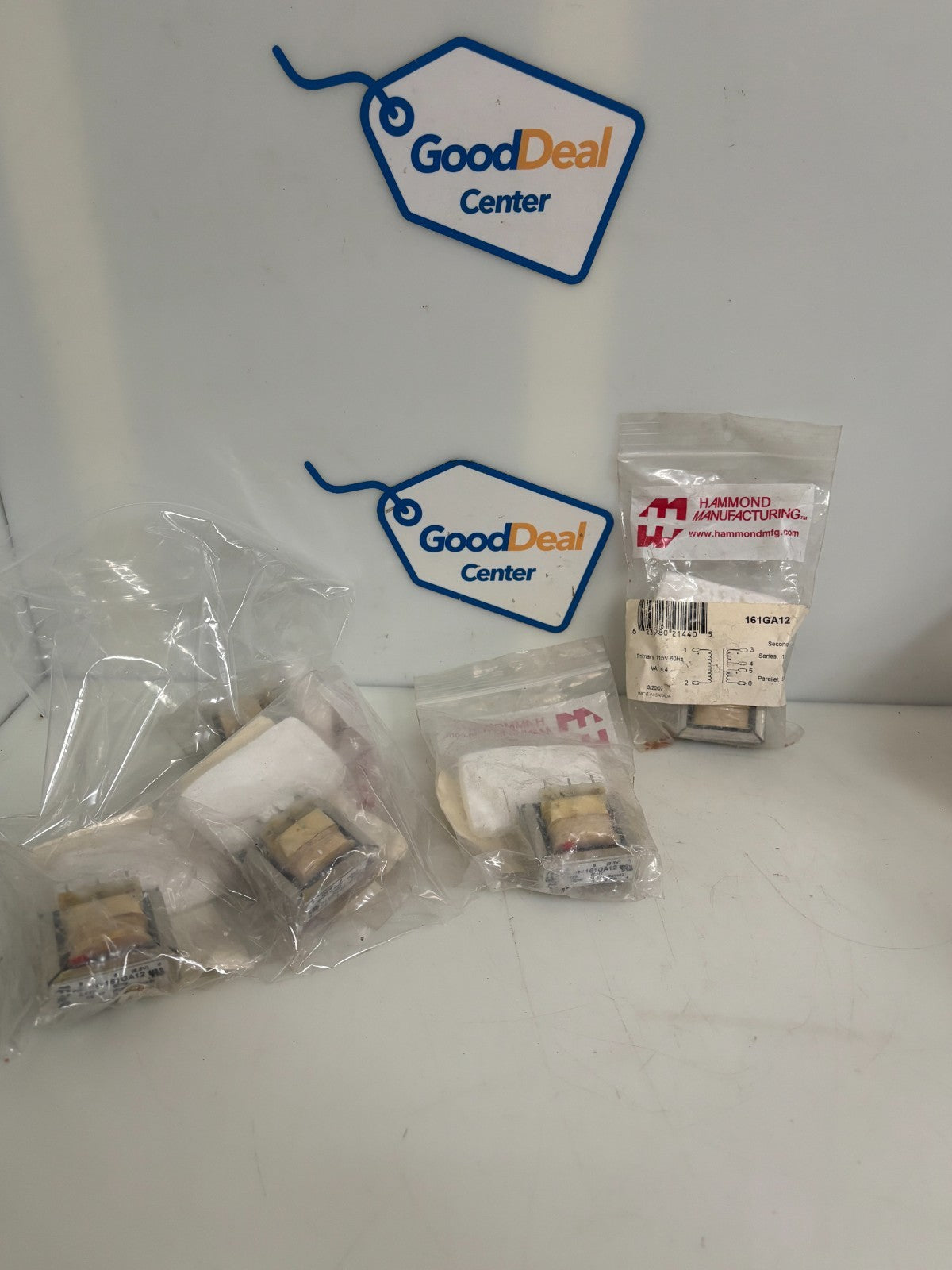 LOT OF 5 HAMMOND LOW VOLTAGE TRANSFORMER 161GA120