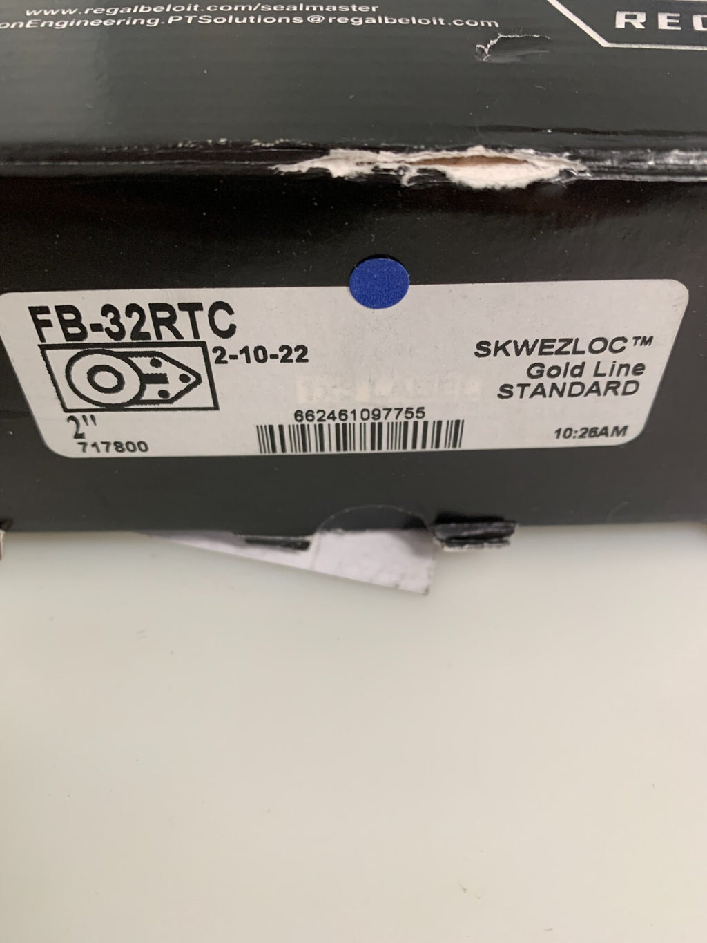 SEALMASTER ROLLWAY BEARING FLANGE BRACKET 2" FB-32RTC