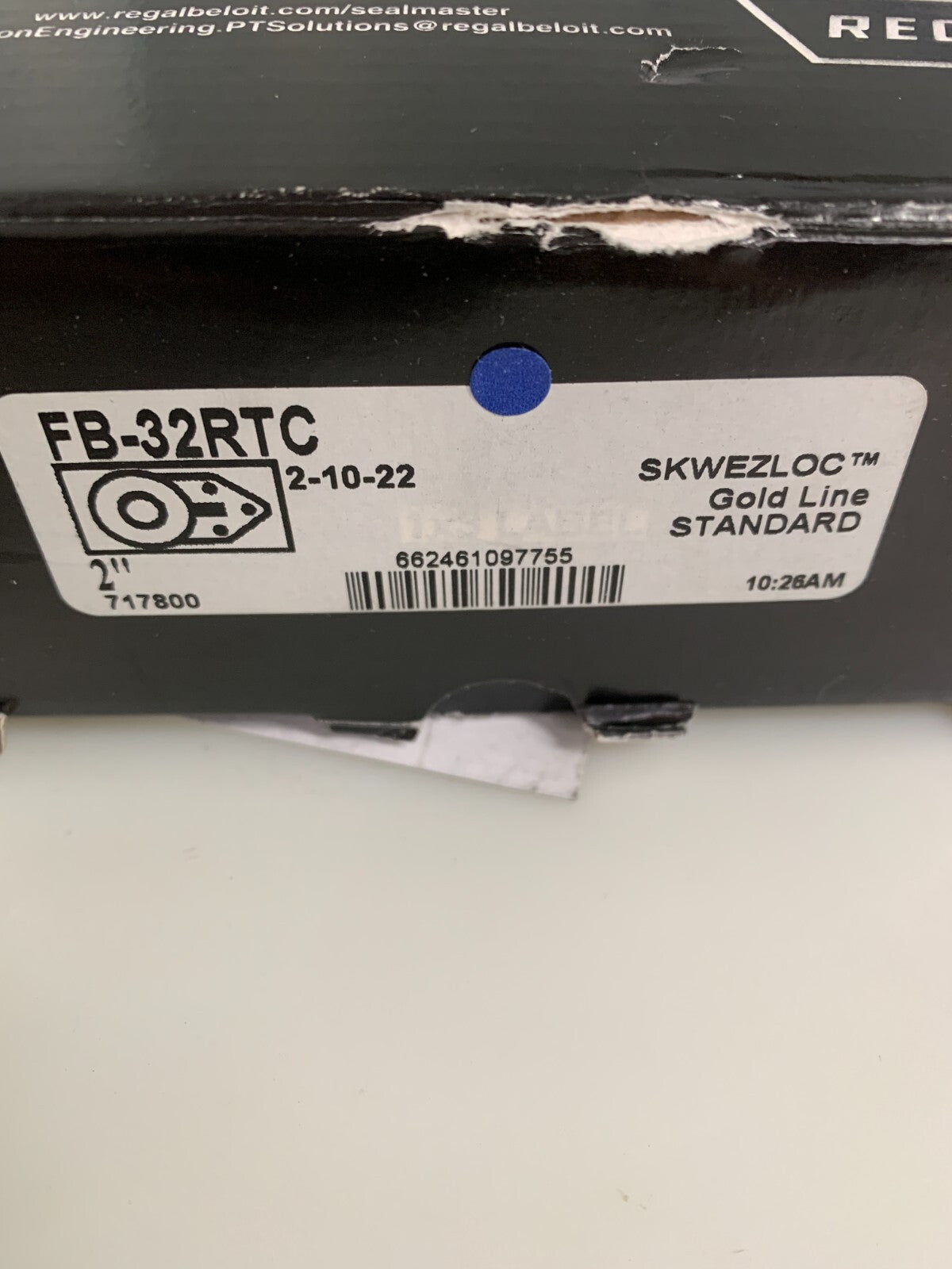 SEALMASTER ROLLWAY BEARING FLANGE BRACKET 2" FB-32RTC