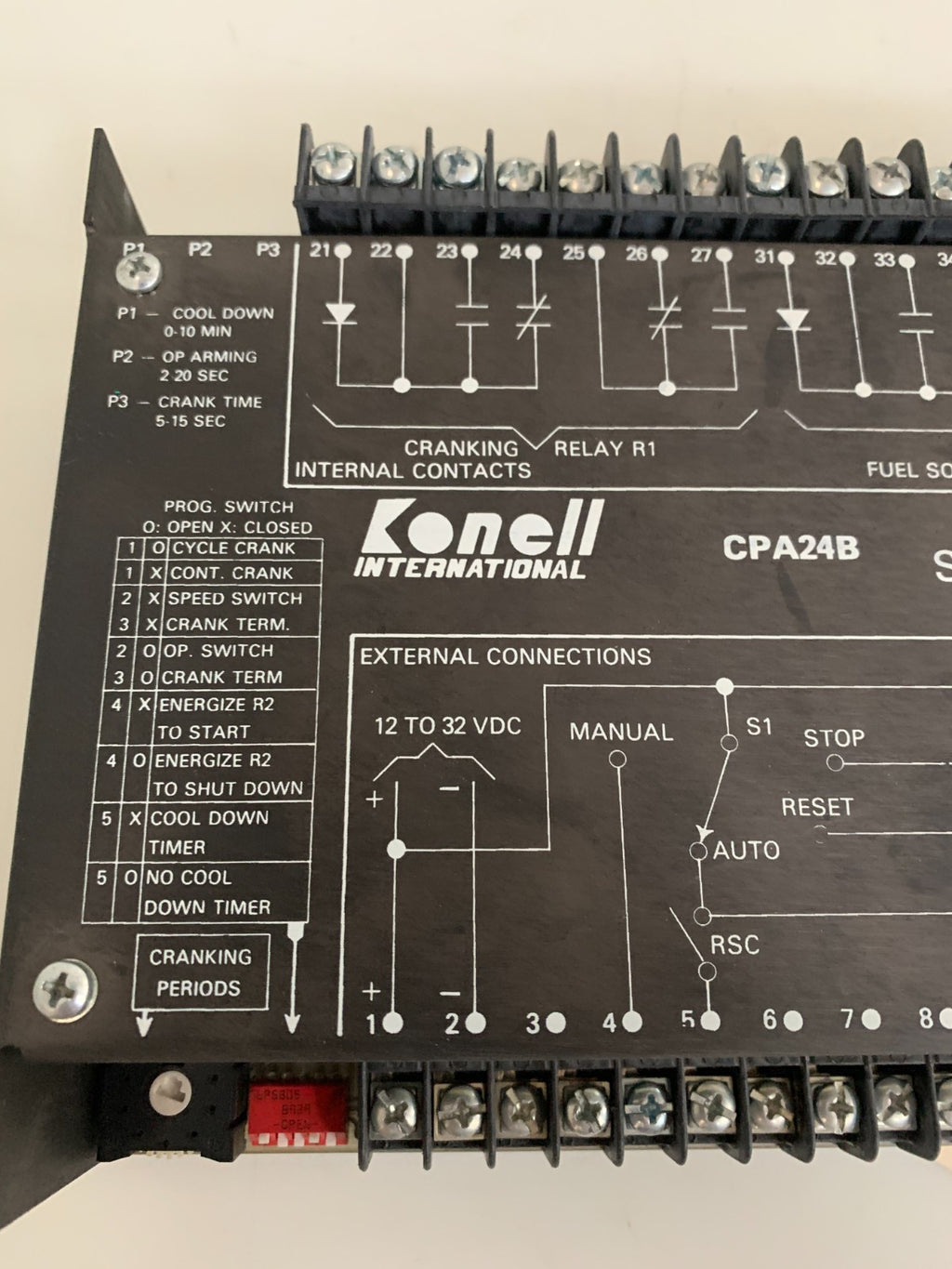 ZENITH CONTROLS KONELL INT START/STOP MODULE CPA 24B