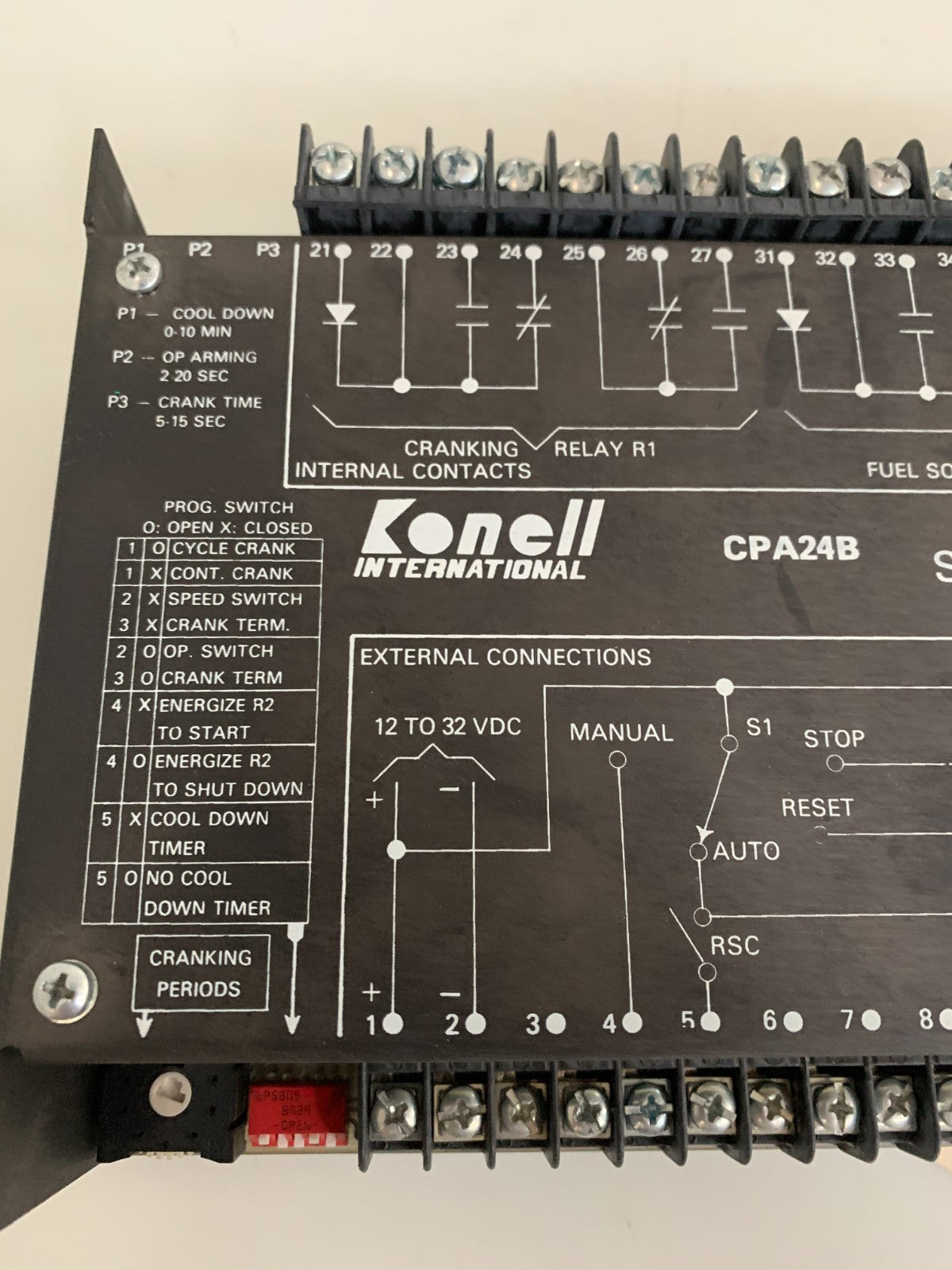 ZENITH CONTROLS KONELL INT START/STOP MODULE CPA 24B