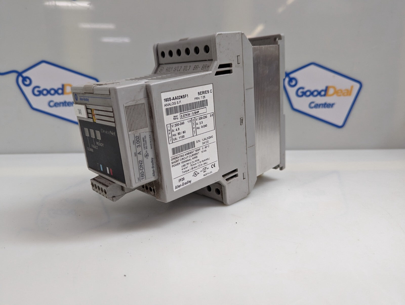 Allen-Bradley 160S-AA02NSF1 Series C Drive with 160-DN2 Speed Controller3