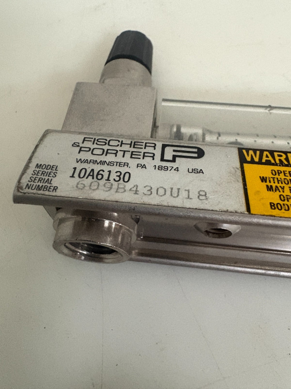 FISCHER PORTER FLOW METER 10A61302