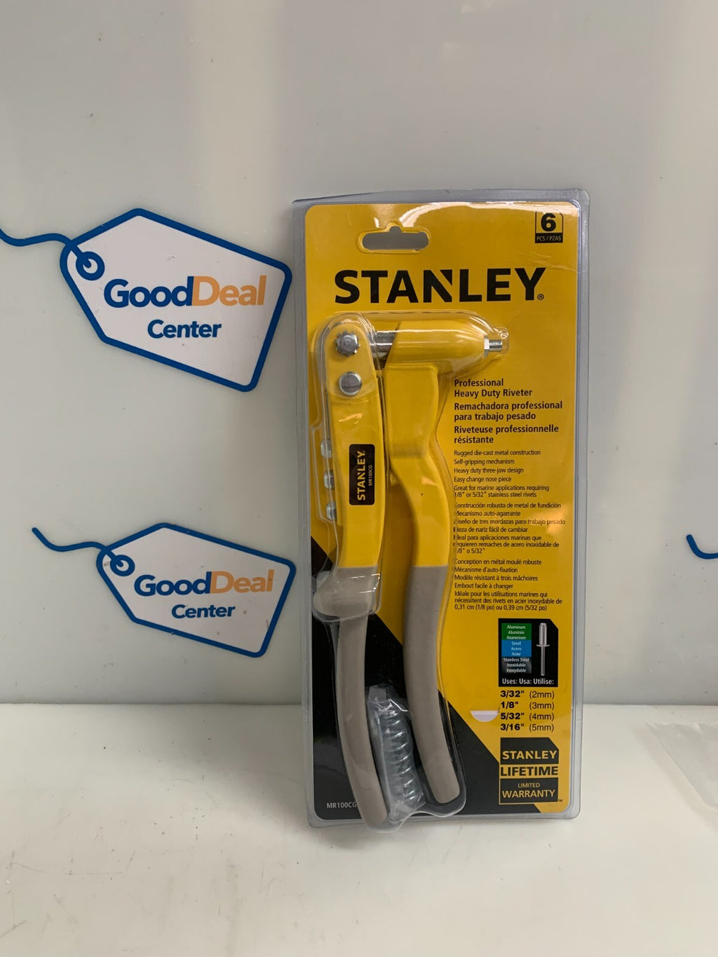 STANLEY HEAVY DUTY RIVETER MR100CG NEW IN CASE