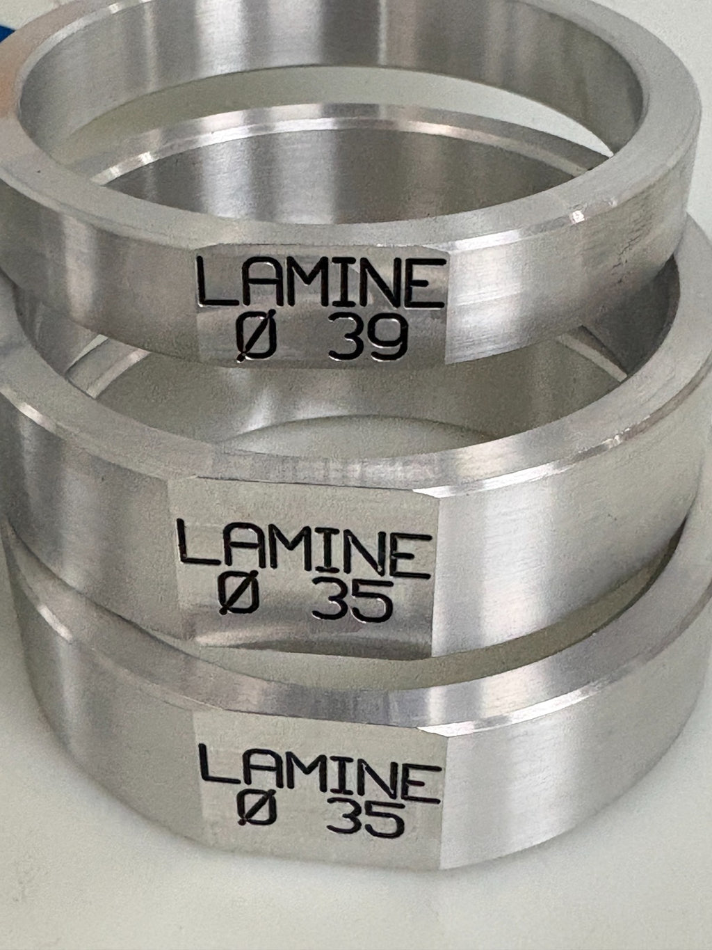 MIX LOT OF 5 COMBI TOOL LAMINE ALUMINIUM RING 1X 0 39  2X 0 35  2X 030