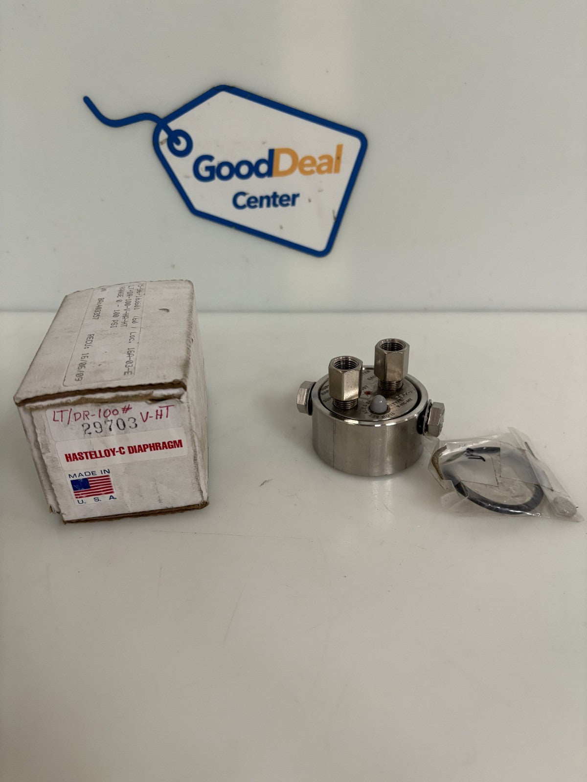 HASTELLOY -C DIAPHRAGM FLOW METER TYPE V-HC-HT