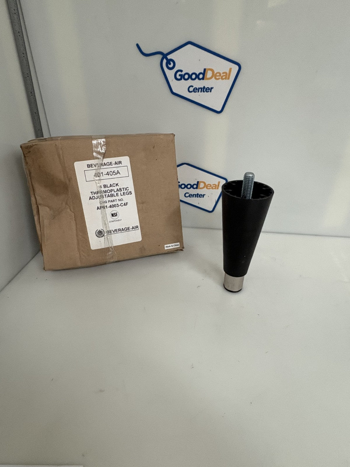 BEVERAGE - AIR 6" ADJUSTABLE LEGS 4/BOX0