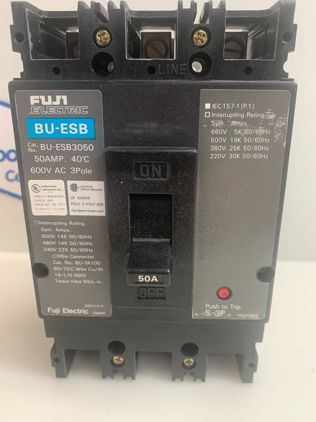 FUJI   Circuit Breaker   BU-ESB 3050L1