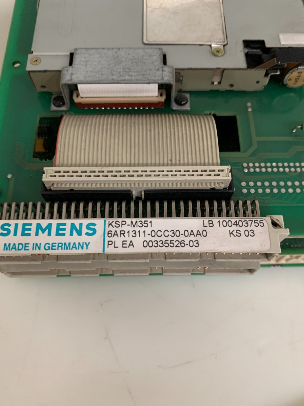 SIEMENS PC CONTROL BOARD PL EA 00335526-03 6AR1311-0CC30-OAAO