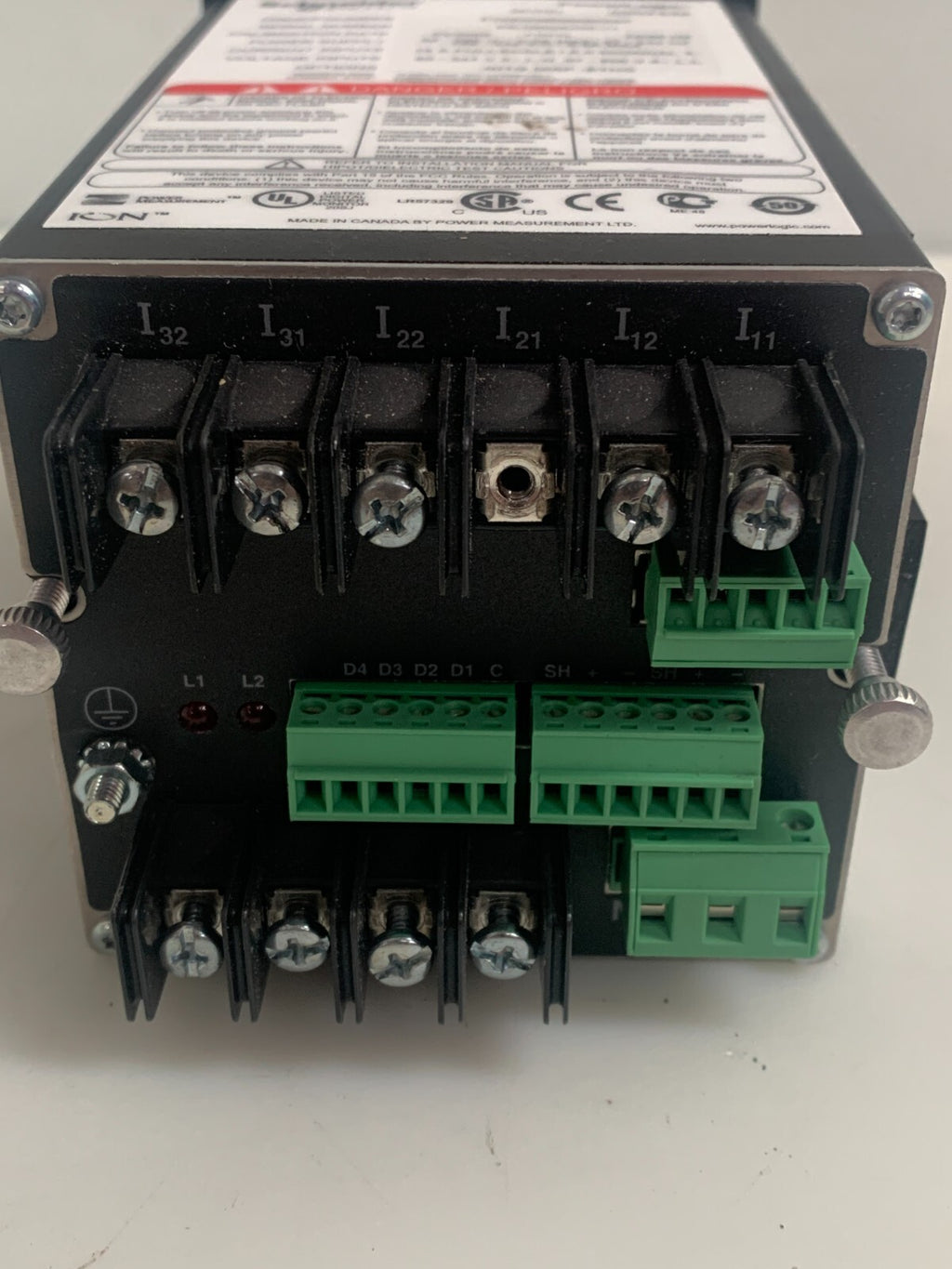 SCHNEIDER SQUARE D POWER LOGIC POWER AND ENERGY METER MODEL ION73303